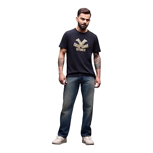 WROGN Mens Mid-Rise Jeans 100 Cotton