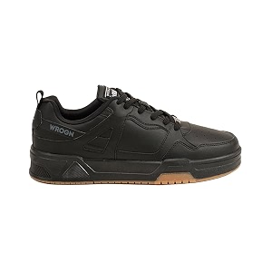 WROGN Mens PU Sneakers Panelled Design