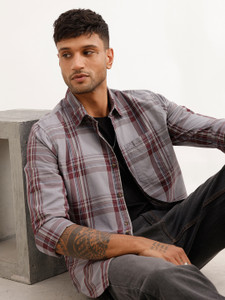 WROGN Men Checkered Casual Multicolor Shirt