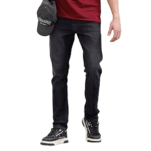 WROGN Men Cotton Blend Jeans Solid
