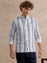 WROGN Men Printed Casual White Shirt