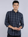 WROGN Men Regular Fit Checkered Casual Shirt