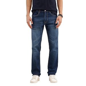 WROGN Mens Regular Fit Jeans Mid