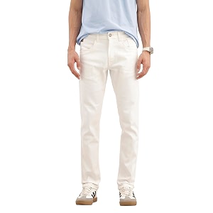 WROGN Mens Slim Fit Jeans Mid