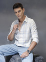 WROGN Men Slim Fit Checkered Casual Shirt