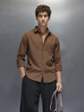 WROGN Men Slim Fit Solid Casual Shirt