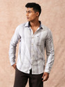 WROGN Men Slim Fit Striped Casual Shirt