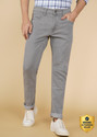 WROGN Men Slim Mid Rise Dark Grey