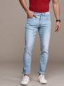 WROGN Men Slim Mid Rise Light Blue