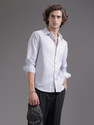 WROGN Men Solid Casual Grey Shirt
