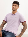 WROGN Men Solid Polo Neck Pure Cotton