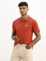 WROGN Men Solid Polo Neck Pure Cotton