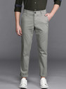 WROGN Slim Fit Men Grey Trousers