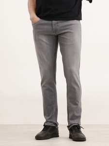 WROGN Slim Men Grey Jeans