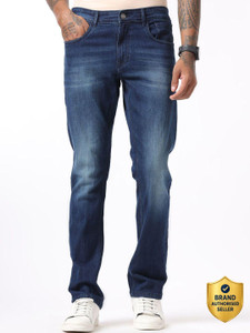 WROGN Straight Fit Men Blue Jeans