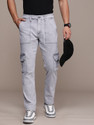 WROGN Straight Fit Men Grey Jeans