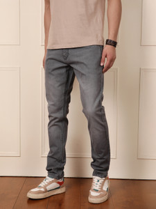 WROGN Tapered Fit Men Grey Jeans