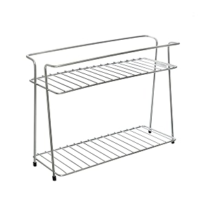 kitchen spice rack storing organizer stainless steel microwave over seasoning dishes drain over rack multi-function bathroom storage rack 2 shelf