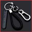 WROPZO Anti-Lost Car Keychains with Phone Number Tag Metal Double Pendant Key Chain
