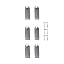 WRS 2" Screen Hangers, Set of 3 Pairs, Nails Included, for Windows