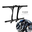 Wsays Crash Bar Front Highway Engine Guard Flat-Out Fit for Harley