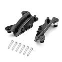 Wsays Sissy Bar 4-Point Docking Hardware Kit Tour Pack Rack Fit for Harley