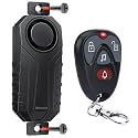WSDCAM 113dB Bike Alarm Wireless Anti Theft Vibration Motion Sensor Vehicle Security Alarm System Waterproof Motorcycle Alarm Bicycle Alarm with Remote - Blue