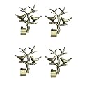 WSKART New Design Best Offer Deal Premium Brass Antique Curtain Finials Without Curtain Rod Support (WS-F528)