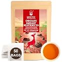 WT WEETEE Chocolate Hazelnut Decaf Black Tea Bags 50ct, No Sugar, Nut-Free