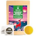 WT WEETEE Decaf Passionfruit Raspberry Green Tea Bags, CO2 Decaffeination