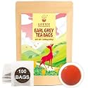 WT WEETEE Earl Grey Tea Bags 100 Count, Black Tea Flavored with Bergamot