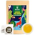 WT WEETEE Green Tea Bags 100ct, Pure Classic Chinese Green Tea, Caffeinated