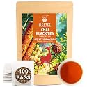 WT WEETEE Masala Chai Black Tea Bags - 100% Natural Spices for Chai Latte