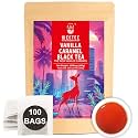 WT WEETEE Vanilla Caramel Black Tea Bags 100 Count Caffeinated &amp; Sugar-Free