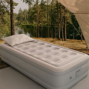 wte inflatable bed premium leak-proof portable for home guests micro fiber 4 seater inflatable sofa