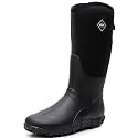 WTW Men's Rain Boots Neoprene - Waterproof Insulated Rubber Mud Boots for Men Winter Snow Work Boots Outdoor