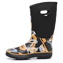 WTW Mid Calf Rain Boots for Women - Waterproof Insulated Neoprene Mud Boots Outdoor Hunting Garden Boots