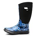 WTW Mid Calf Rain Boots for Women - Waterproof Insulated Neoprene Mud Boots Outdoor Hunting Garden Boots