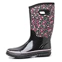 WTW Mid Calf Rain Boots for Women - Waterproof Insulated Neoprene Mud Boots Outdoor Hunting Garden Boots