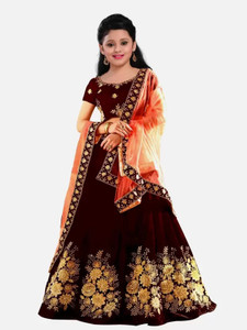 WTWC FAB Girls Lehenga Choli Ethnic Wear