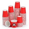 Wuadua 3 oz Bathroom Paper Cups 100 Pack Small Disposable Mouthwash Cup