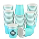 Wuadua 3 oz Bathroom Paper Cups 100 Pack Small Disposable Mouthwash Cups