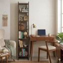 Wudism Wudism Engineered Wood Semi-Open Book Shelf