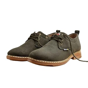 WUGATTI Mens Suede Leather Lace-Up Casual Shoes