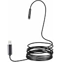 2 Meter Endoscope Camera Flexible IP67 Waterproof Inspection 6 LED Borescope Camera with 2M Cable for Android, PC & Notebook with C-Type OTG Connector