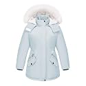 WULFUL Girl’s Winter Parka Coat Long Waterproof Warm Fleece Puffer Jacket