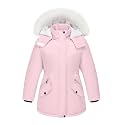WULFUL Girl’s Winter Parka Coat Long Waterproof Warm Fleece Puffer Jacket