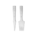 WUTA Leather Chisel All-Polished Die-Steel Puncher French Style Pricking Iron Sharp Leather Punching (Obverse, 3 mm 2 Teeth+8 Teeth)