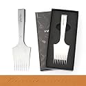 WUTA Leather Chisel All-Polished Die-Steel Puncher French Style Pricking Iron Sharp Leather Punching (Obverse, 4.0 mm 8Teeth)