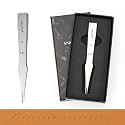 WUTA Leather Chisel All-Polished Die-Steel Puncher French Style Pricking Iron Sharp Leather Punching (Obverse, 2.07 mm 2Teeth)